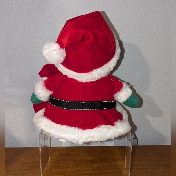 2018 HALLMARK  HOLIDAYS TALKING SANTA PLUSH CHRISTMAS 12” INCHES - Picture 4 of 6